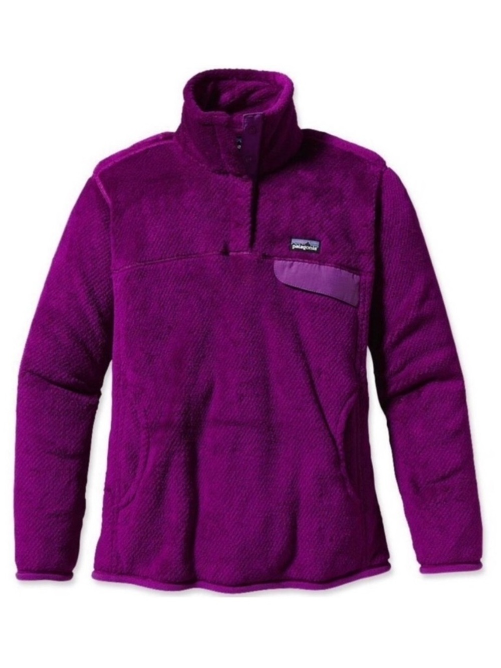 Patagonia Re-Tool Snap-T Pullover Jacket Women’s Small Purple Fleece